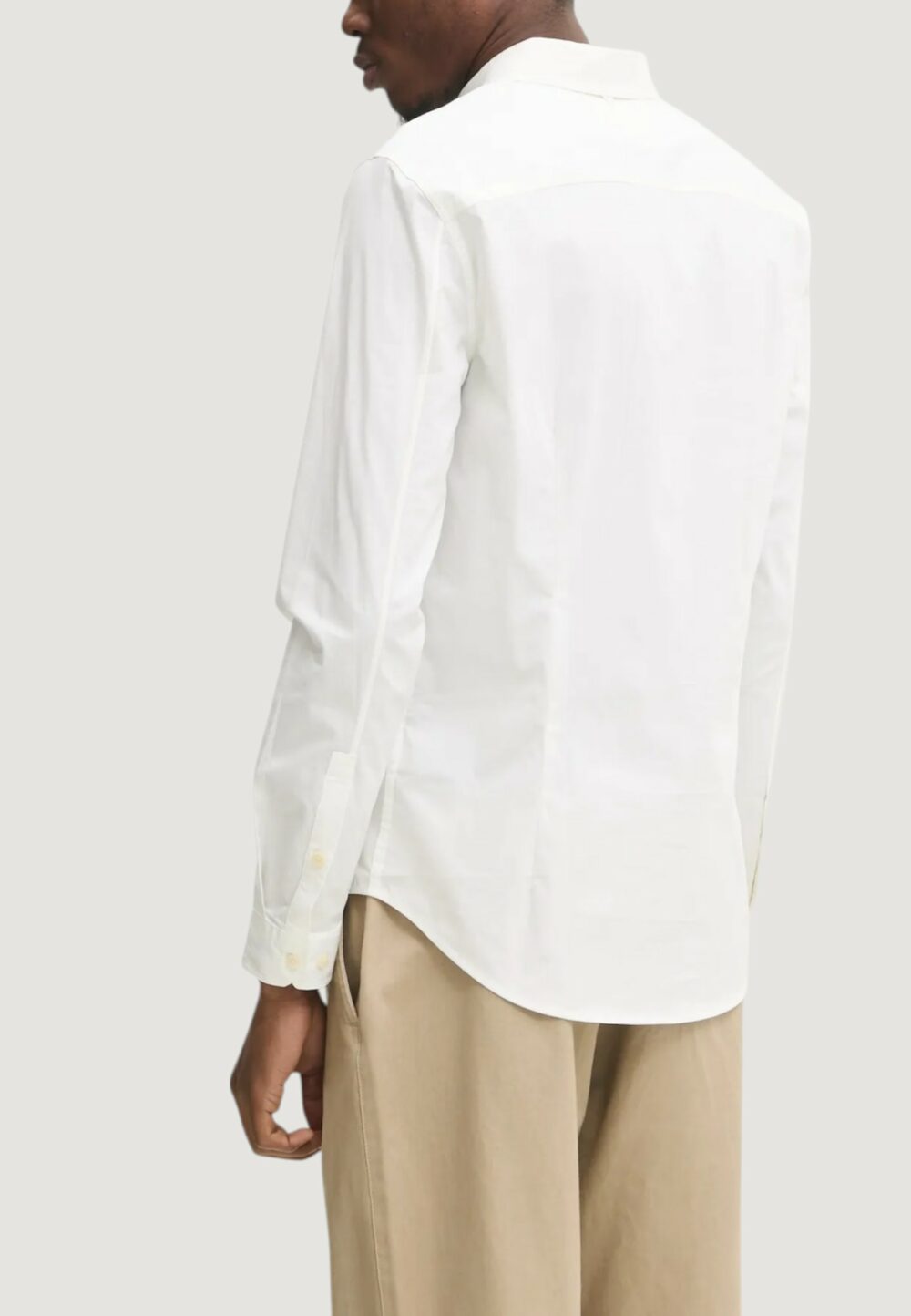 Camicia manica lunga Tommy Hilfiger Jeans ORIGINAL STRETCH Bianco - Foto 3