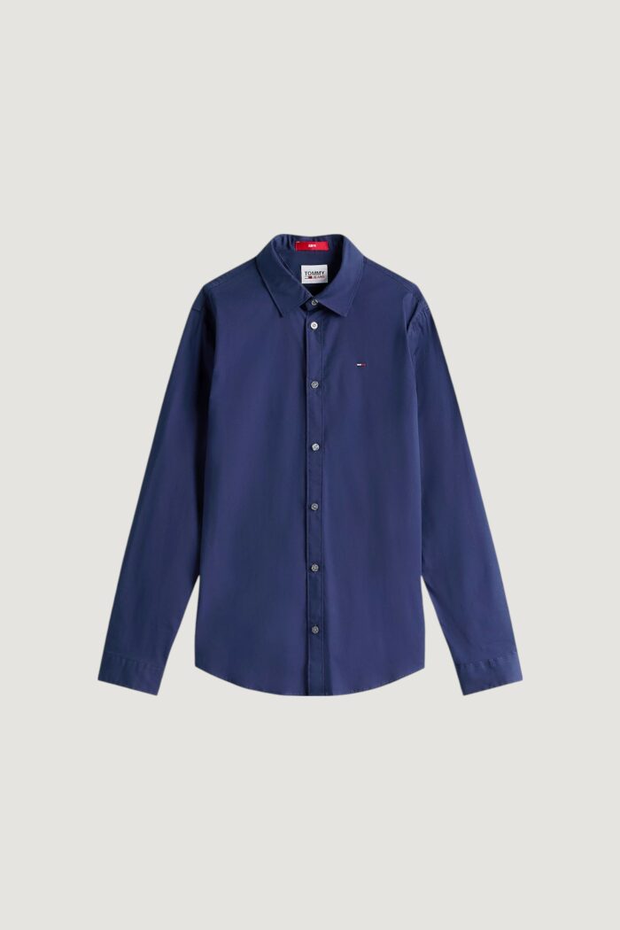 Camicia manica lunga Tommy Hilfiger ORIGINAL STRETCH Blu