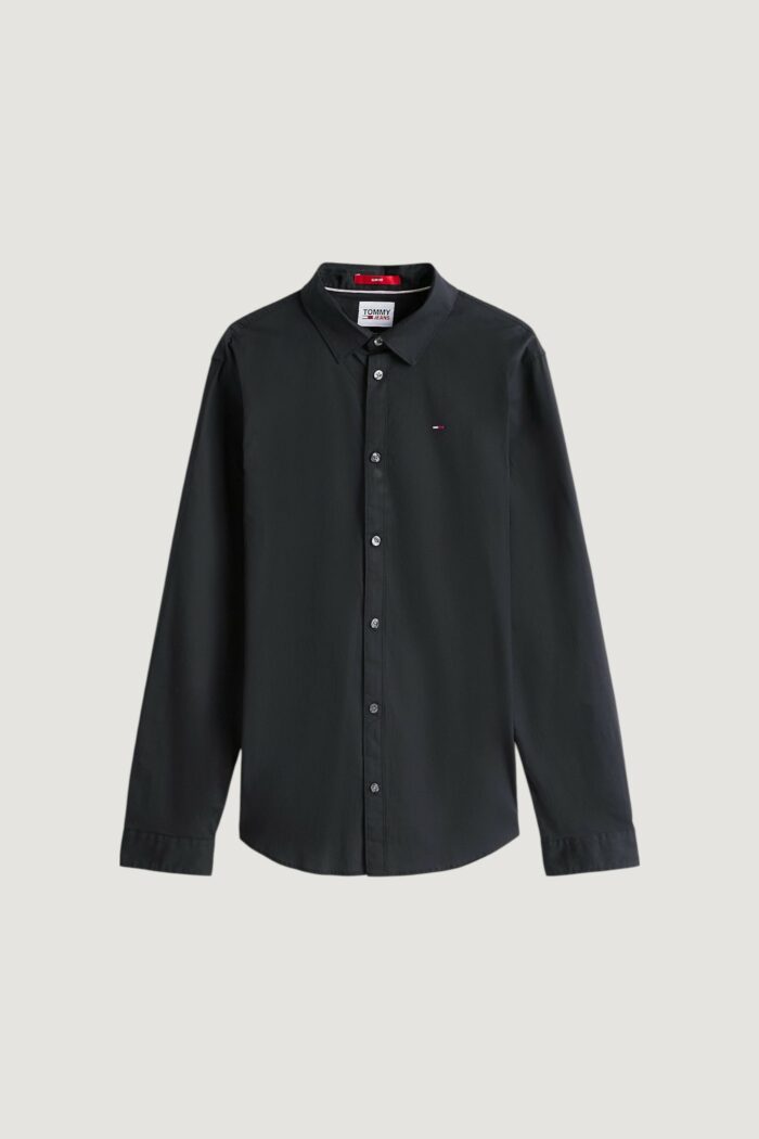 Camicia manica lunga Tommy Hilfiger ORIGINAL STRETCH Nero