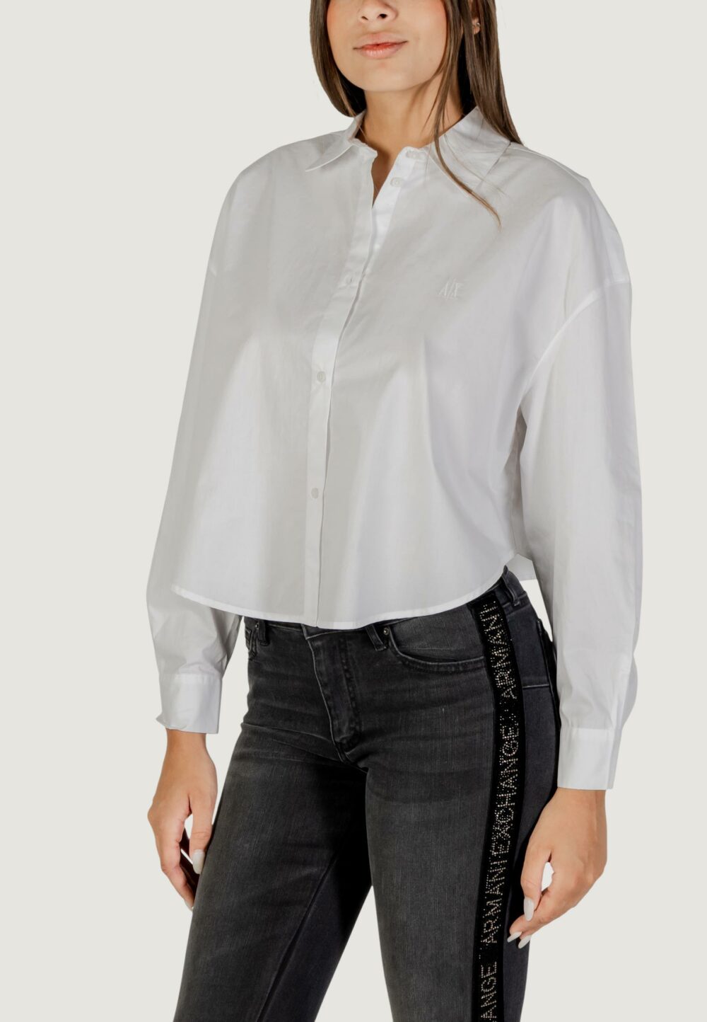 Camicia manica lunga Armani Exchange  Bianco - Foto 2