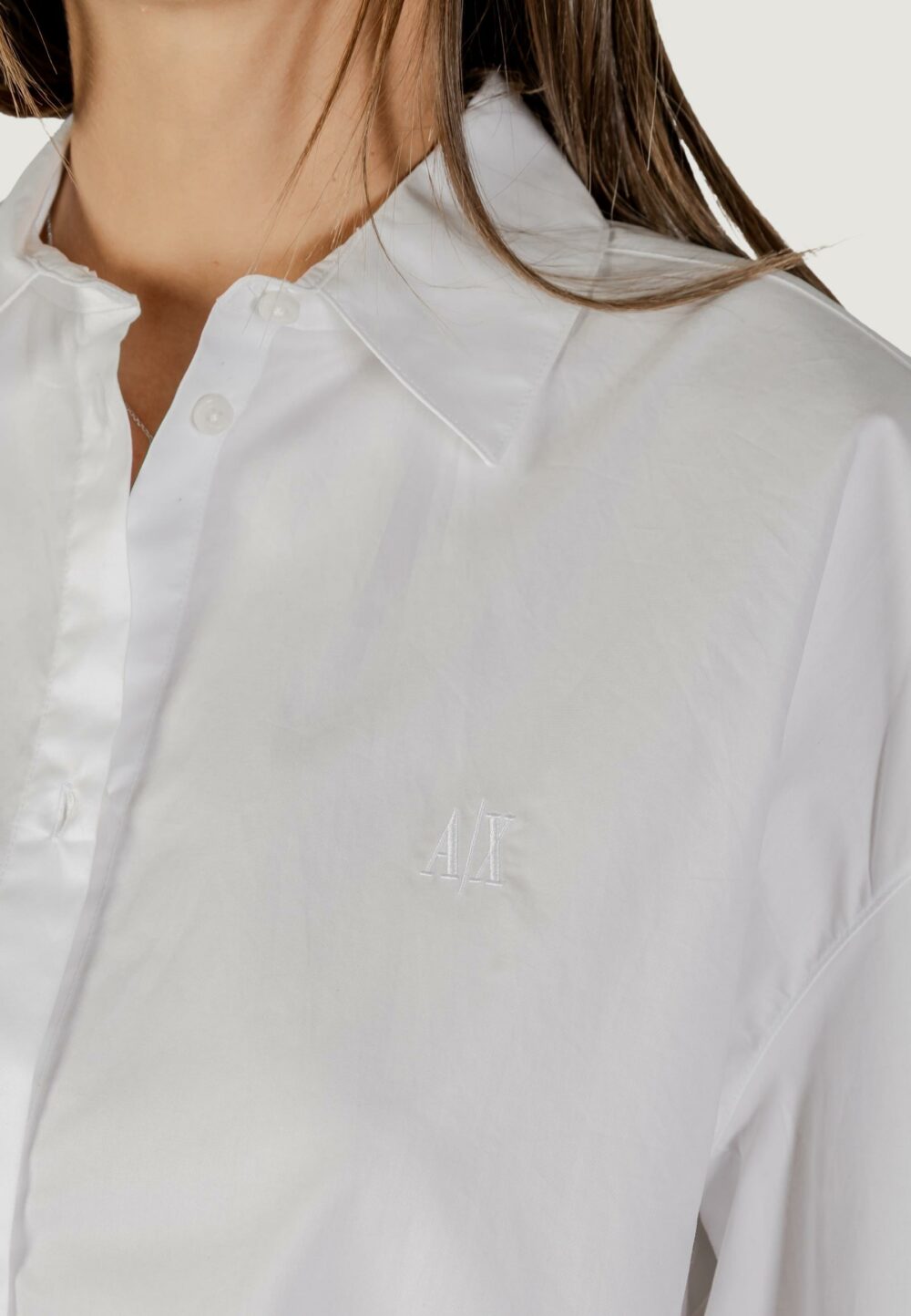 Camicia manica lunga Armani Exchange  Bianco - Foto 5