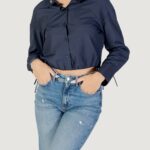 Camicia manica lunga Only ONLRIA LIFE LS EMBELIS BALLOON SHIRT WVN Blu - Foto 1