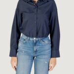 Camicia manica lunga Only ONLRIA LIFE LS EMBELIS BALLOON SHIRT WVN Blu - Foto 5
