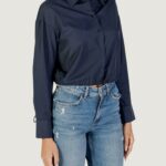 Camicia manica lunga Only ONLRIA LIFE LS EMBELIS BALLOON SHIRT WVN Blu - Foto 3