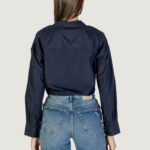Camicia manica lunga Only ONLRIA LIFE LS EMBELIS BALLOON SHIRT WVN Blu - Foto 4