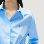 Camicia manica lunga Tommy Hilfiger Jeans TJW LS TIE FRONT SHI Blu Chiaro - Foto 2