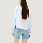 Camicia manica lunga Tommy Hilfiger Jeans TJW REG CROP STRIPE Blu Chiaro - Foto 4