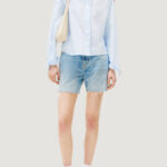 Camicia manica lunga Tommy Hilfiger Jeans TJW REG CROP STRIPE Blu Chiaro - Foto 3