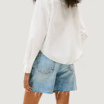 Camicia manica lunga Tommy Hilfiger Jeans TJW LS TIE FRONT SHI Panna - Foto 3