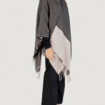 Mantella Liu-Jo PONCHO OVAL MONOGRAM Nero - Foto 4
