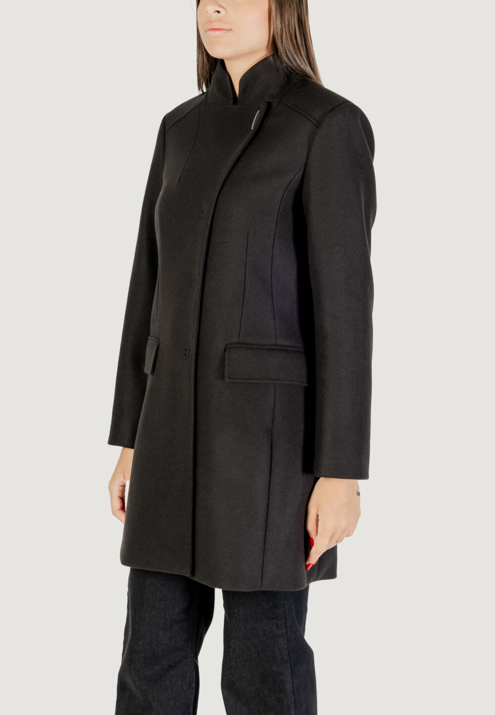 Cappotto Liu-Jo CAPPOTTO TS.ELEGANCE Nero - Foto 4