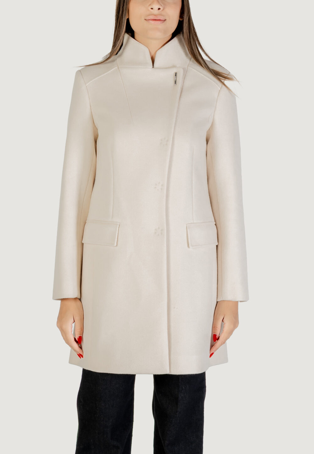 Cappotto Liu-Jo CAPPOTTO TS.ELEGANCE Panna - Foto 1