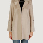 Cappotto Only ONLJOLINE FAUX SUEDE COAT LIFE CC OTW Beige chiaro - Foto 5