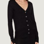 Cardigan Guess ZENA CARDI LS Nero - Foto 1