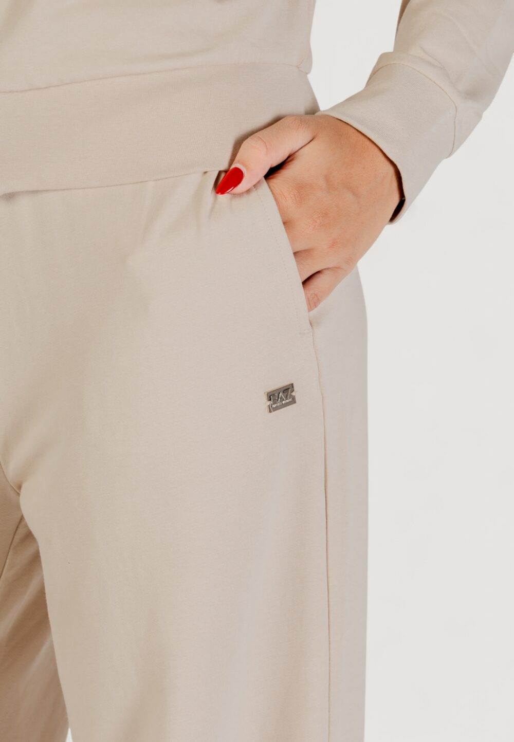 Tuta EA7 TRACKSUIT Beige chiaro - Foto 3