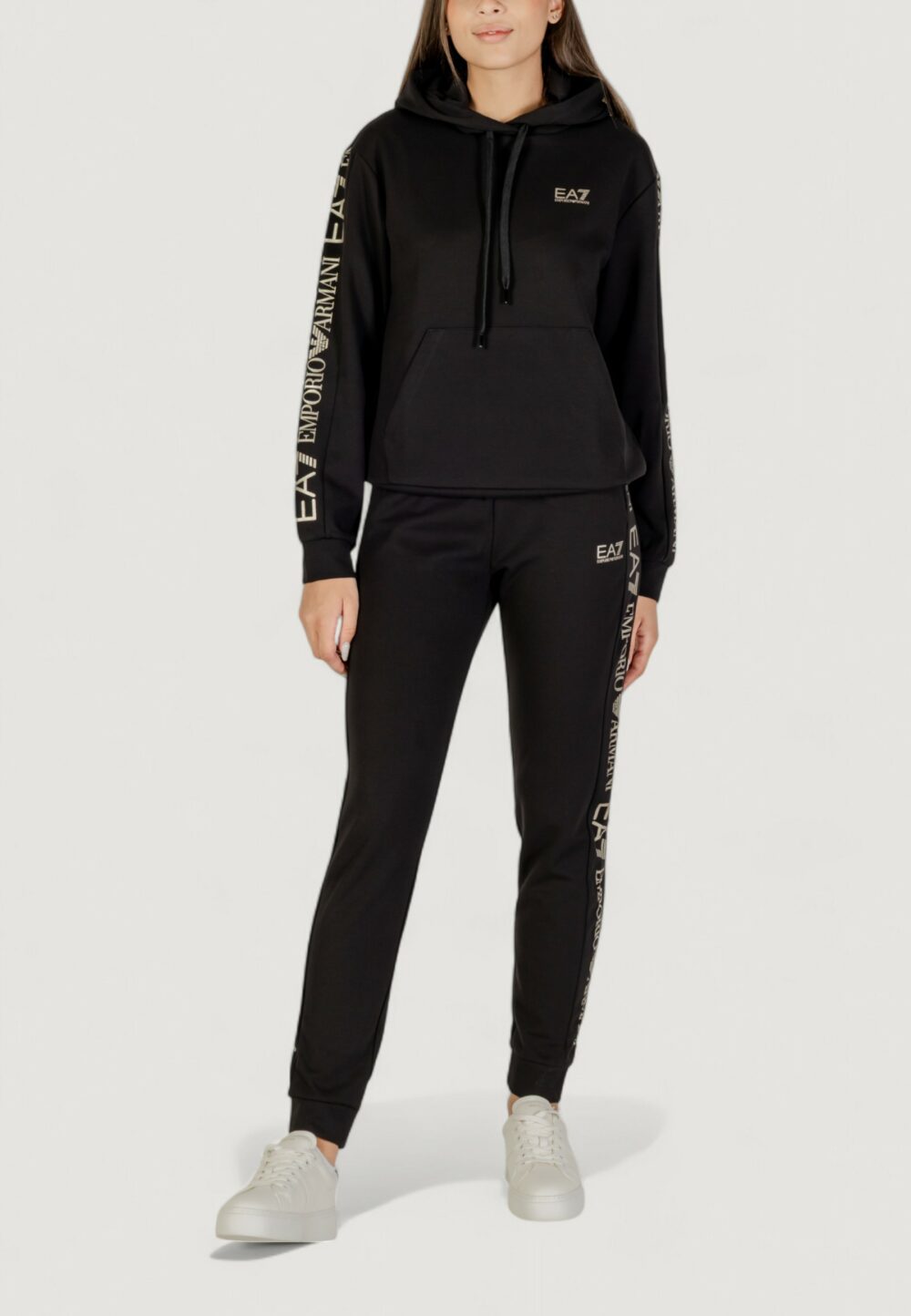 Tuta EA7 TRACKSUIT Nero - Oro - Foto 1