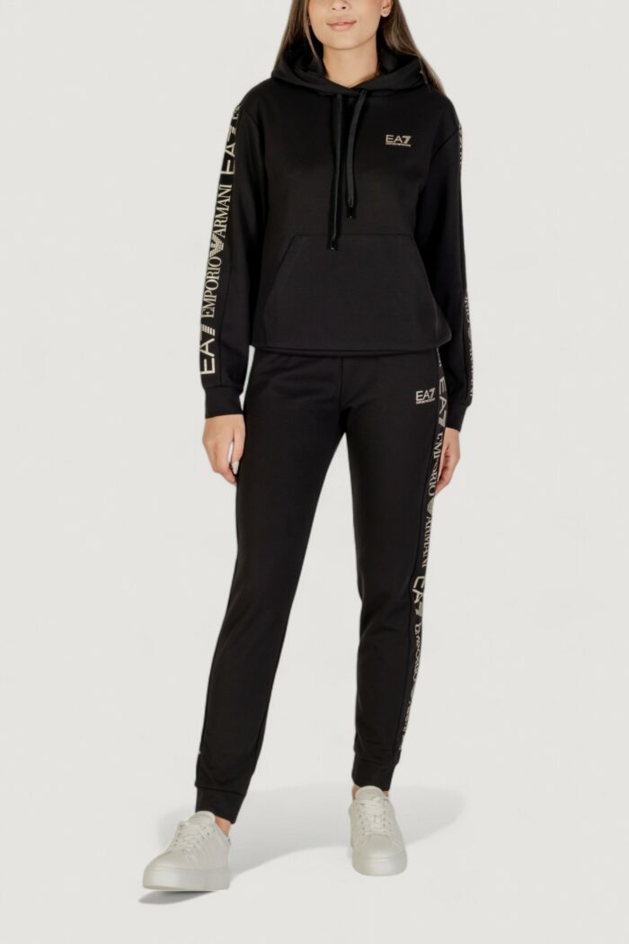Tuta Ea7 TRACKSUIT Nero – Oro – 7W000789 AF18880