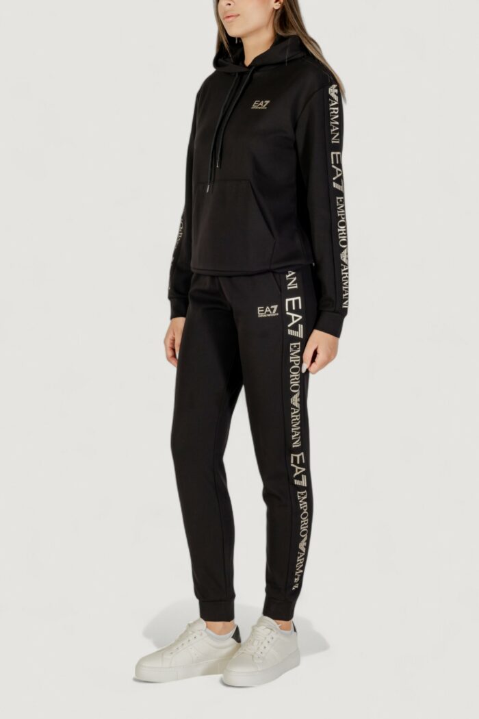 Tuta Ea7 TRACKSUIT Nero – Oro – 7W000789 AF18880