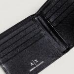 Portafoglio senza portamonete Armani Exchange  Nero - Foto 4