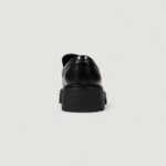 Scarpe con tacco Calvin Klein Jeans COMBAT LOAFER HW LTH Nero - Foto 4