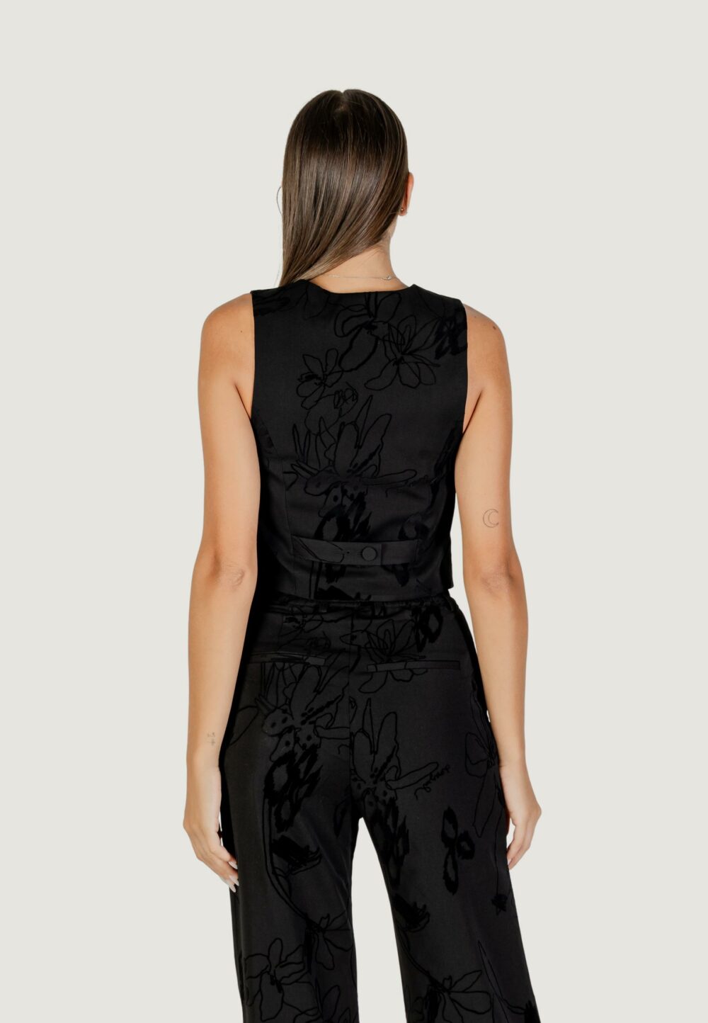 Gilet da completo Desigual CHAQ_FLOCK Nero - Foto 5