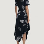 Vestito lungo Desigual VEST_CALMA Nero - Foto 3