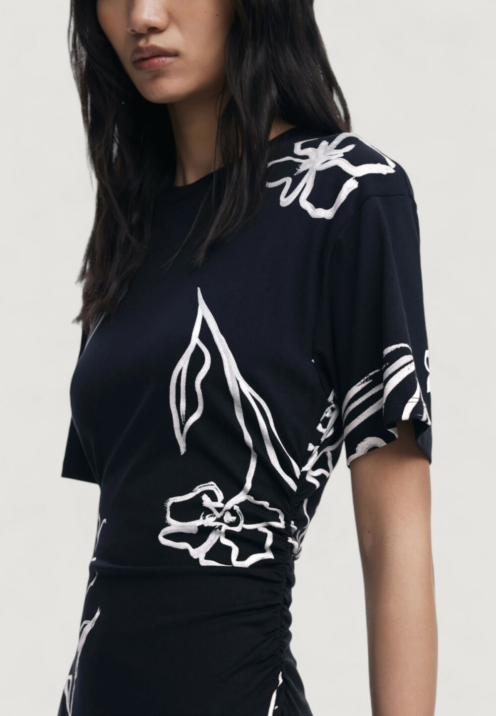 Vestito lungo Desigual VEST_CALMA Nero - Foto 4