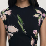 Vestito lungo Desigual VEST_KATRINA Nero - Foto 4