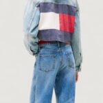 Giacchetto Tommy Hilfiger Jeans CROPPD TRCKR JKT RWB Blue Denim Chiaro - Foto 2