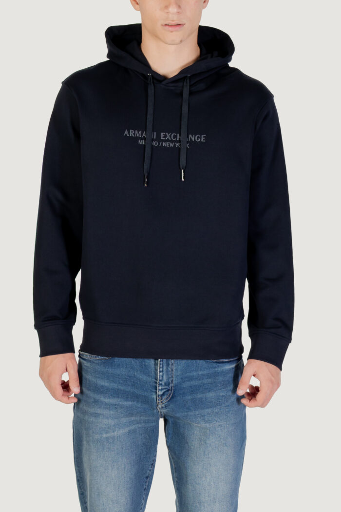 Felpa con cappuccio Armani Exchange  Blue scuro – XM001294 AF20934