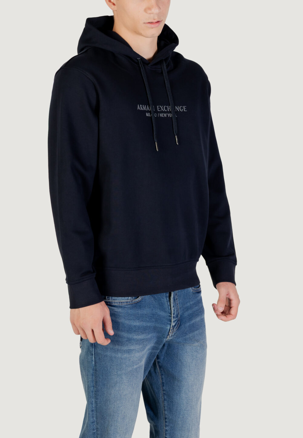 Felpa con cappuccio Armani Exchange  Blue scuro - Foto 3