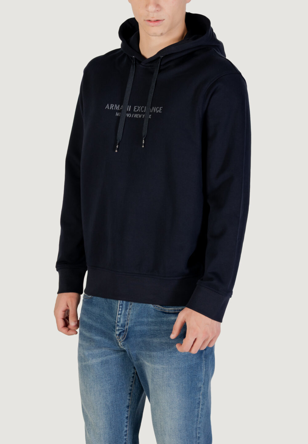 Felpa con cappuccio Armani Exchange  Blue scuro - Foto 4