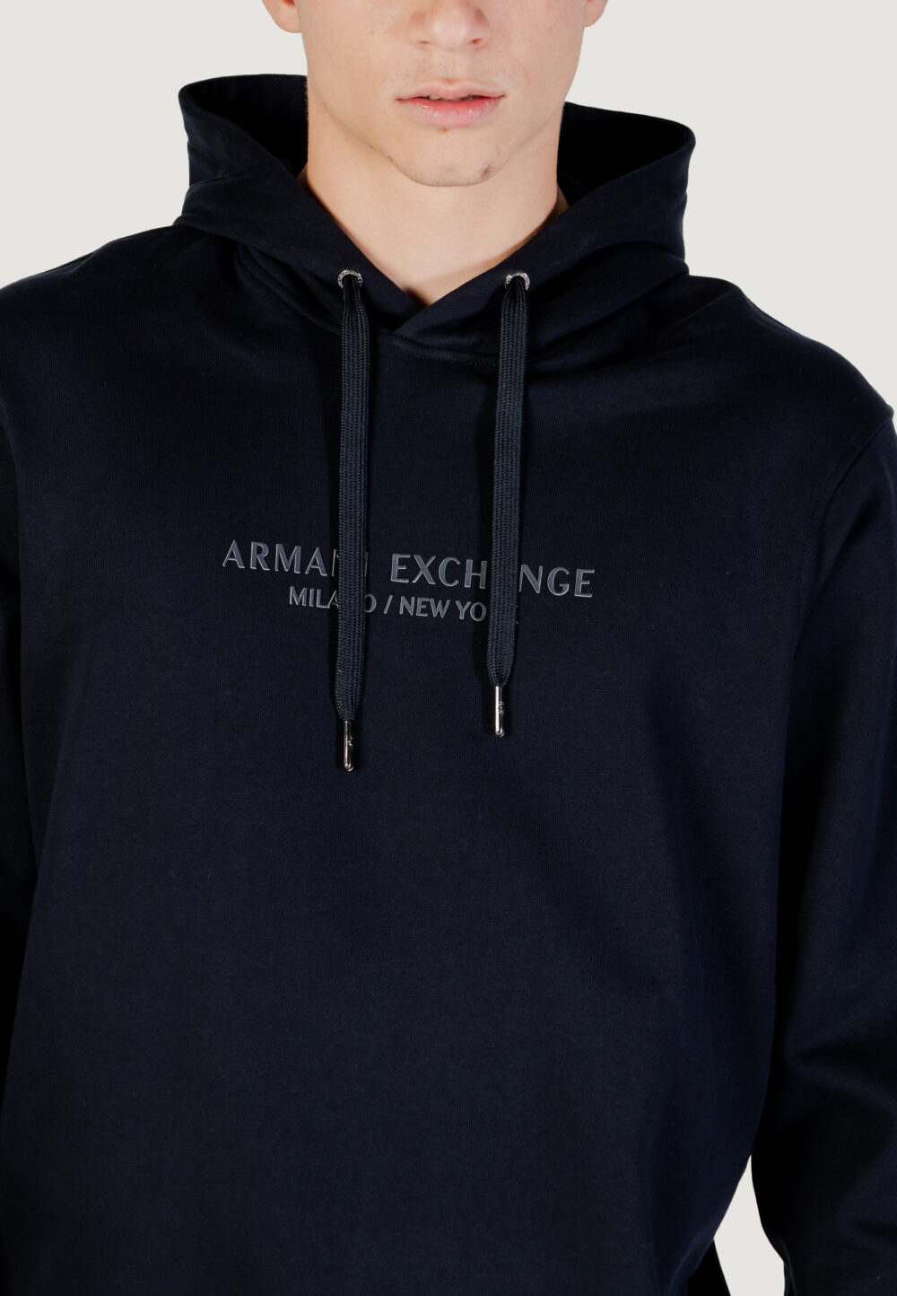 Felpa con cappuccio Armani Exchange  Blue scuro - Foto 5