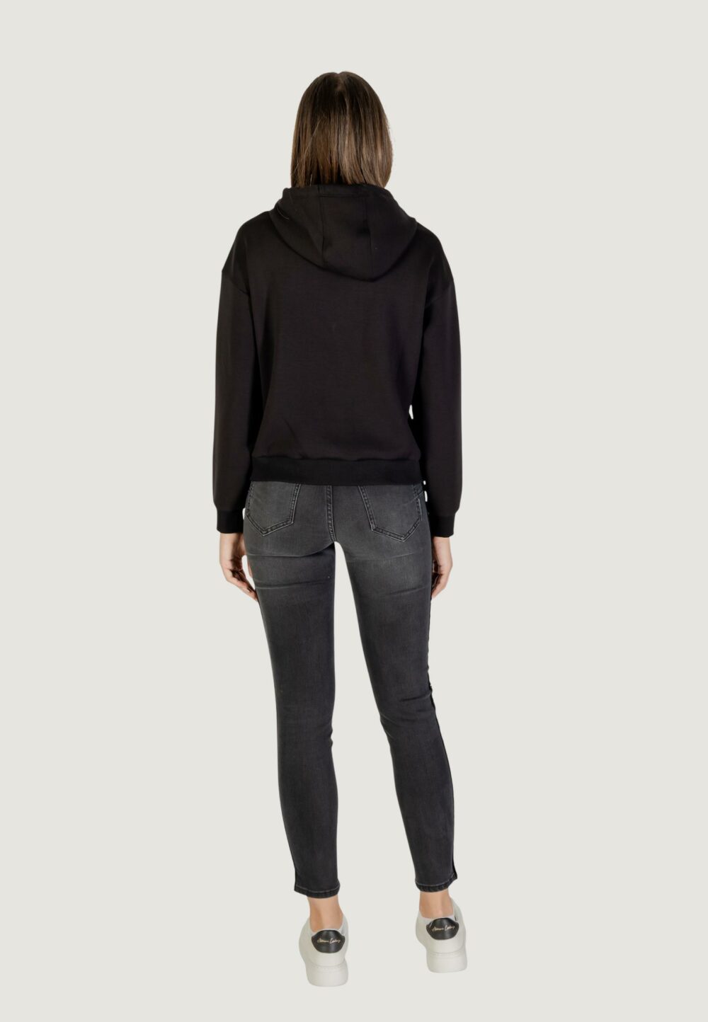 Felpa con cappuccio Armani Exchange  Nero - Oro - Foto 5