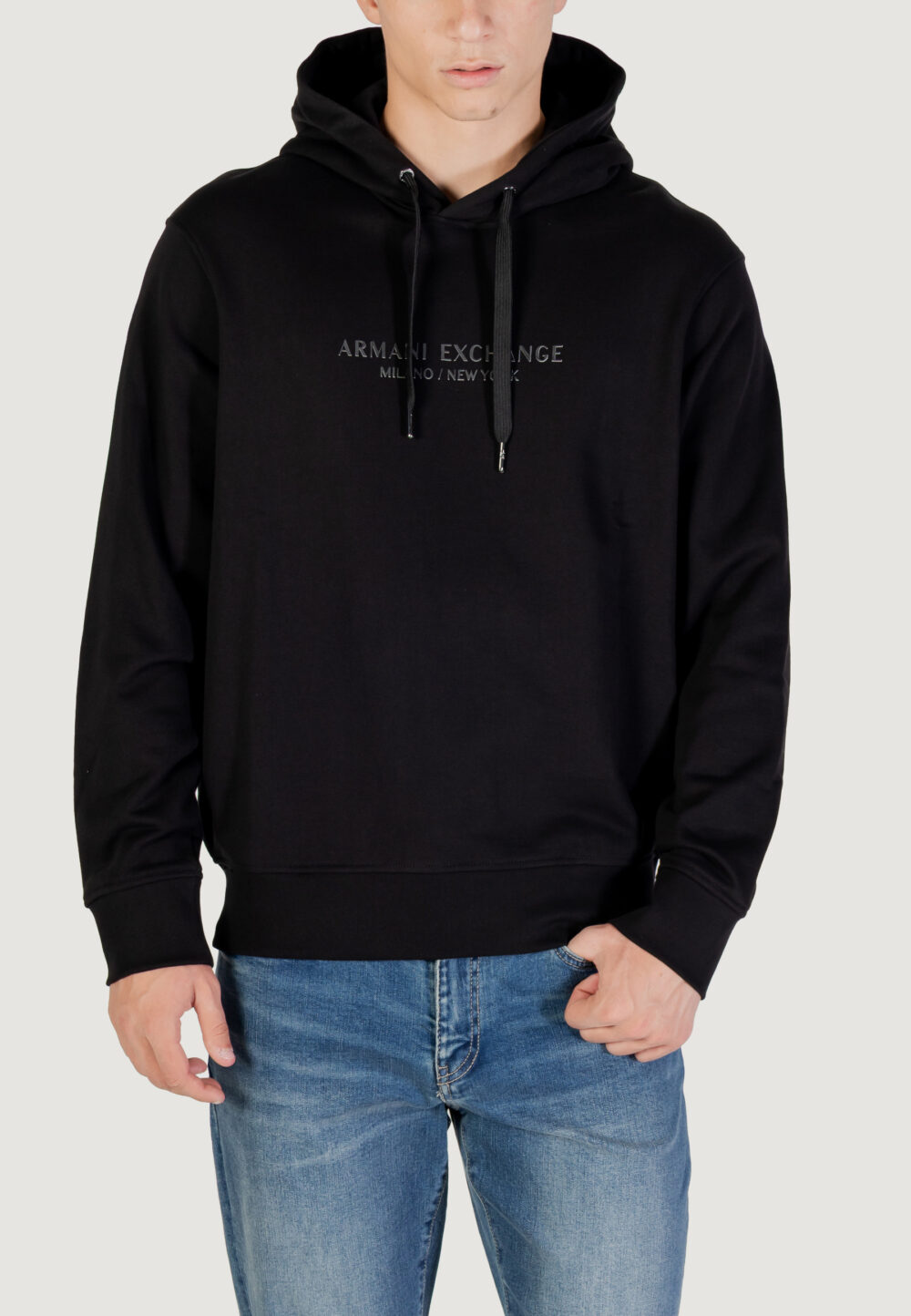 Felpa con cappuccio Armani Exchange  Nero - Foto 1