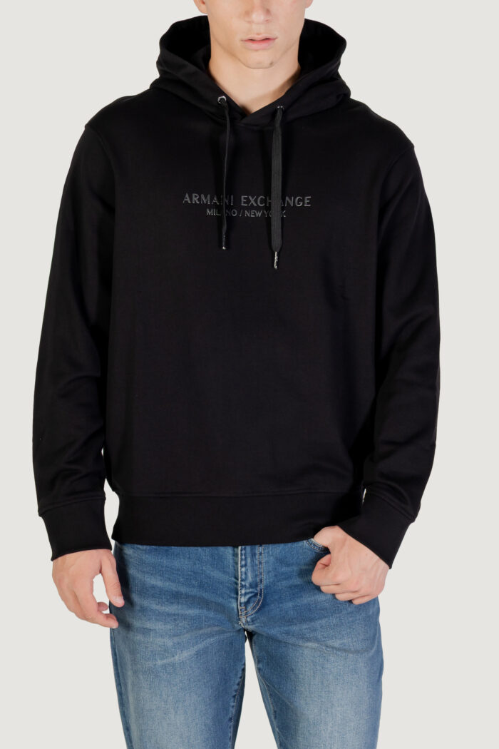 Felpa con cappuccio Armani Exchange  Nero – XM001294 AF20934