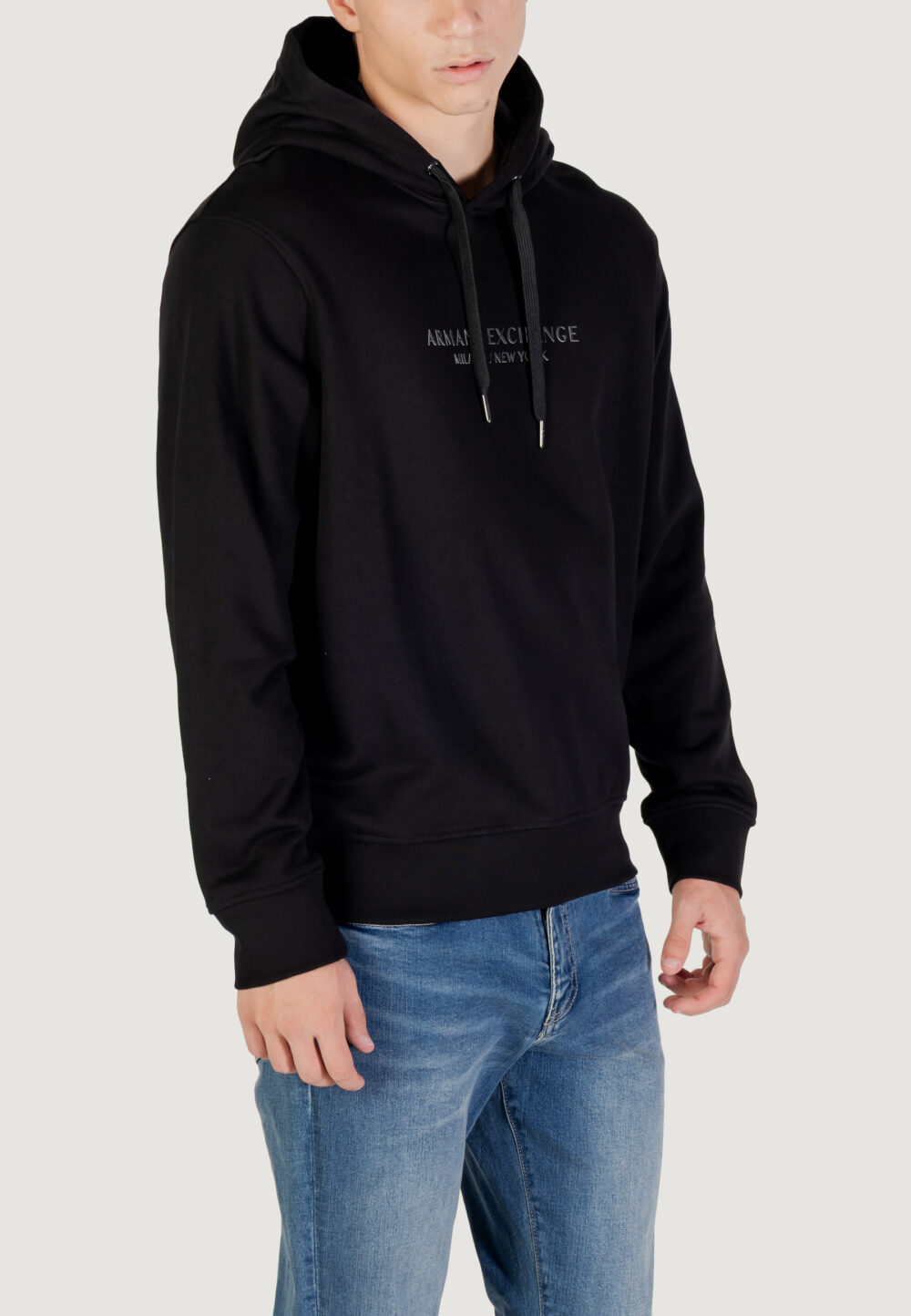 Felpa con cappuccio Armani Exchange  Nero - Foto 4
