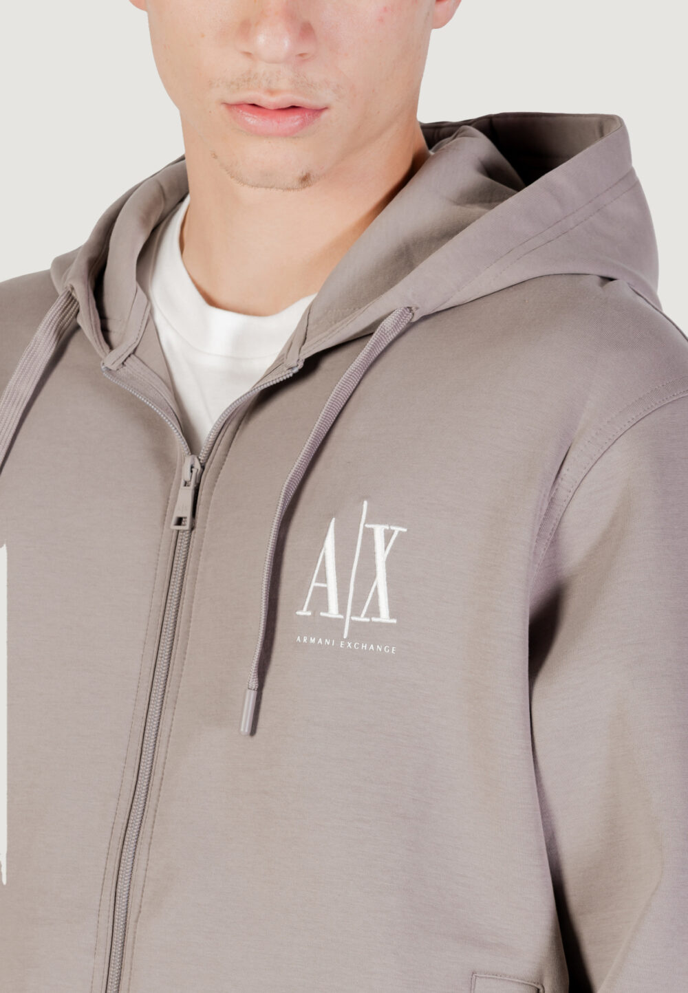 Felpa con cappuccio Armani Exchange  Taupe - Foto 2