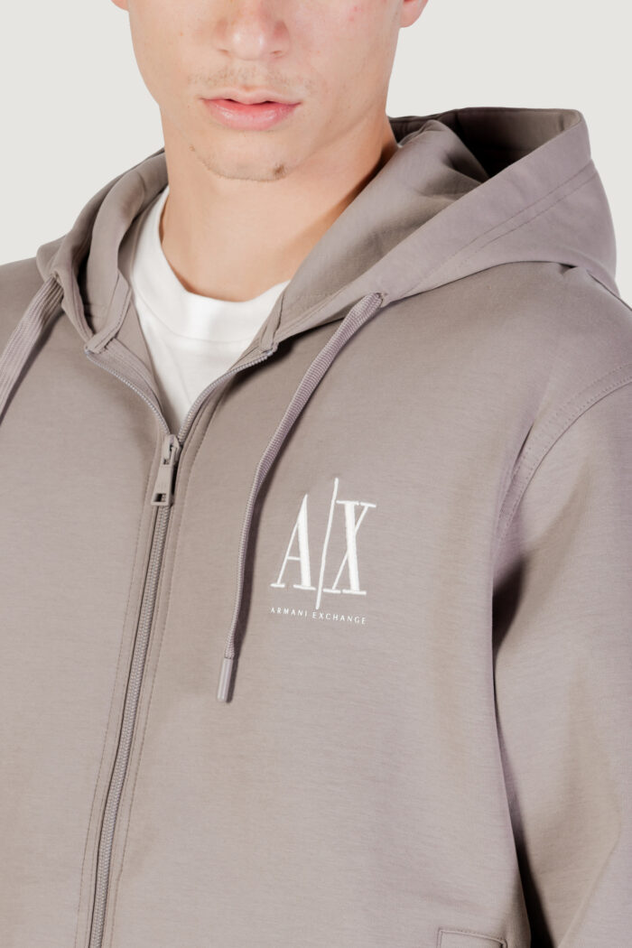 Felpa con cappuccio Armani Exchange  Taupe