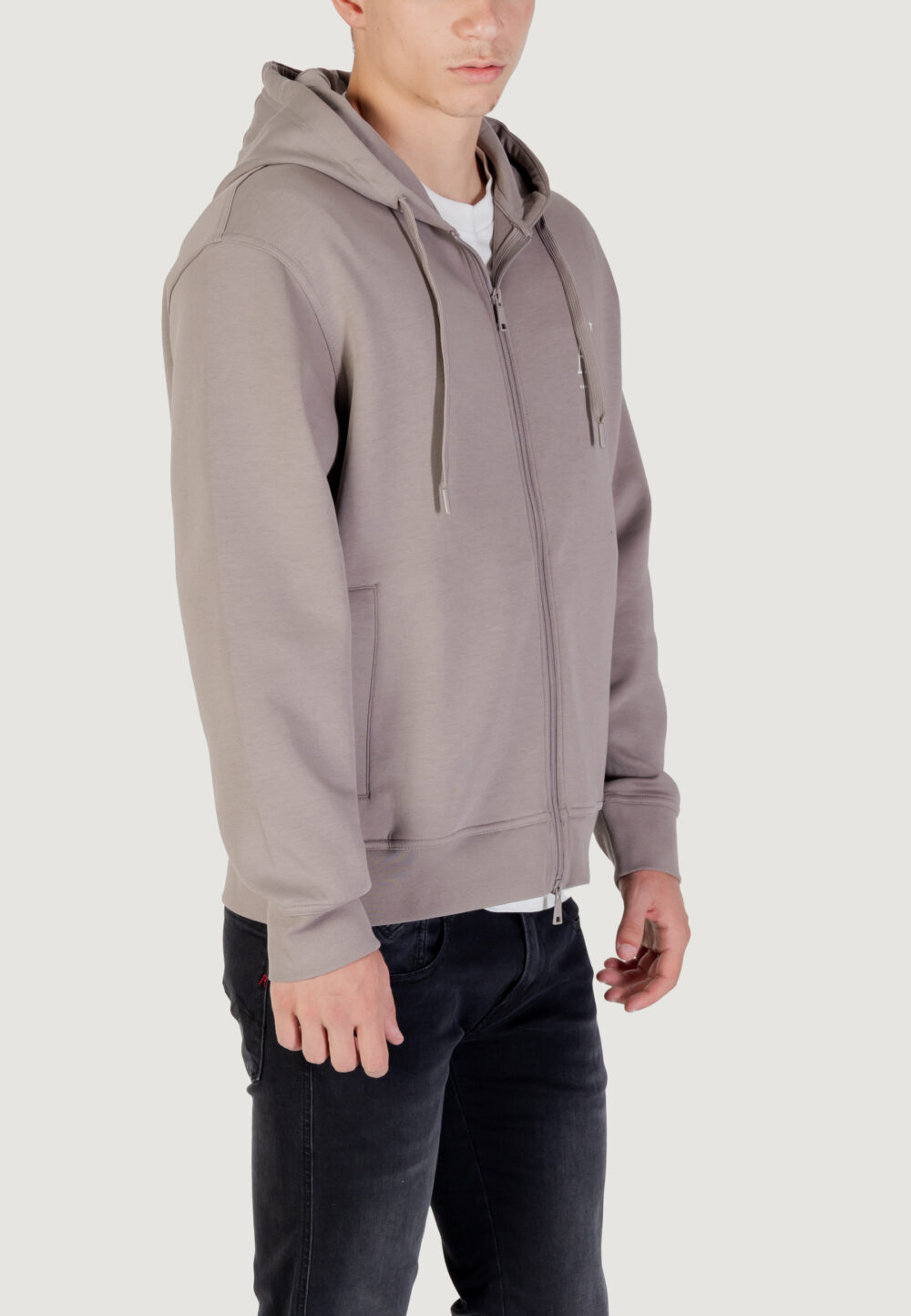 Felpa con cappuccio Armani Exchange  Taupe - Foto 3