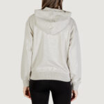 Felpa con cappuccio Calvin Klein Jeans MONOLOGO FRENCH TERR Grigio Chiaro - Foto 4