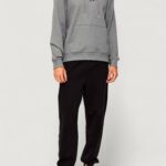 Felpa con cappuccio Calvin Klein Jeans LS EU 350TERRY MICRO MONOLOGO HO Grigio Scuro - Foto 2