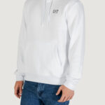 Felpa con cappuccio EA7  Bianco - Nero - Foto 4