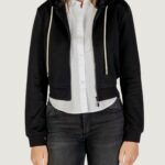 Felpa con cappuccio Guess Active 3D PEONY ZIPPER HOODIE JACKET Nero - Foto 1