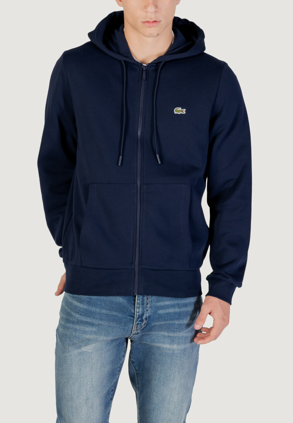 Felpa con cappuccio LACOSTE SWEATSHIRT Blu - Foto 1