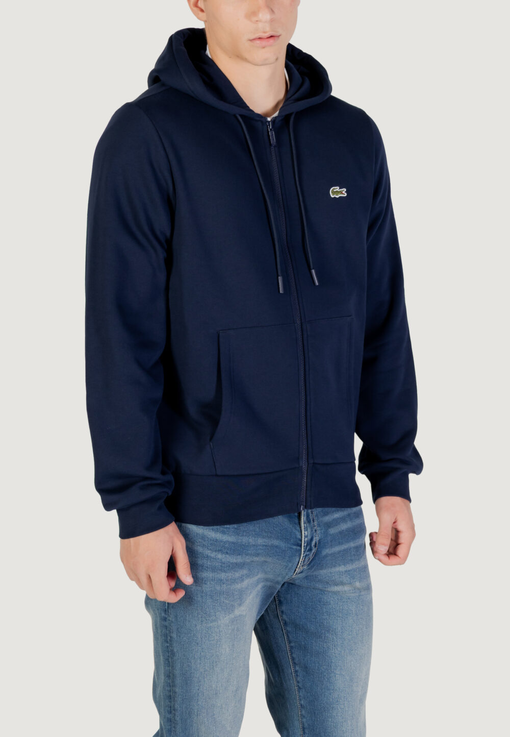 Felpa con cappuccio LACOSTE SWEATSHIRT Blu - Foto 2
