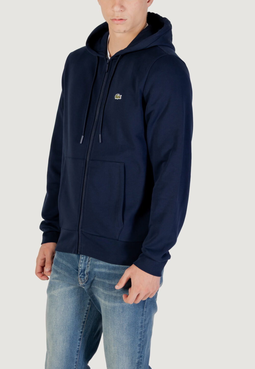 Felpa con cappuccio LACOSTE SWEATSHIRT Blu - Foto 3