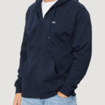 Felpa con cappuccio Tommy Hilfiger Jeans TJM REG S FLAG ZIP THRU Blu - Foto 1