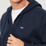 Felpa con cappuccio Tommy Hilfiger Jeans TJM REG S FLAG ZIP THRU Blu - Foto 4