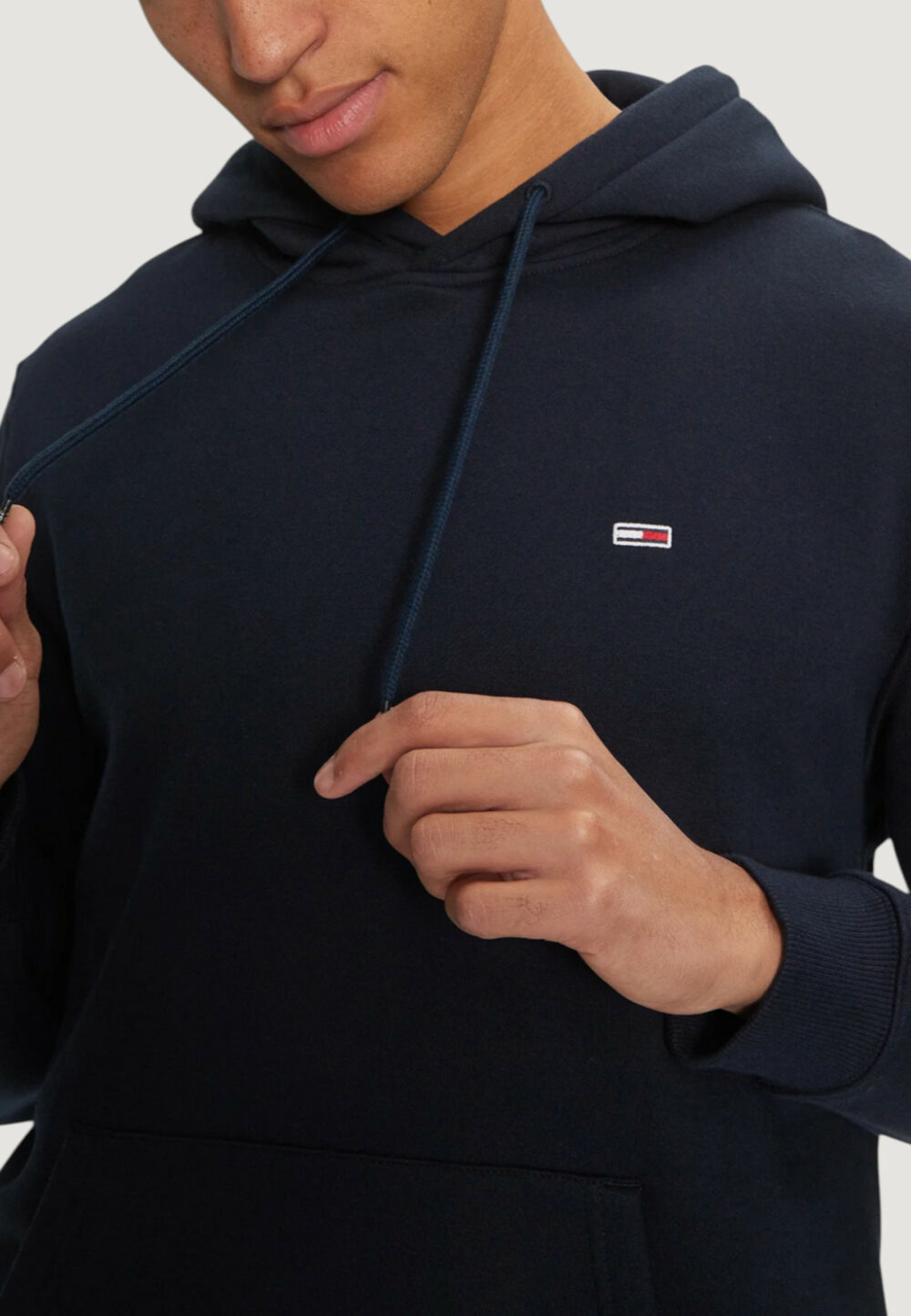 Felpa con cappuccio Tommy Hilfiger Jeans TJM REG S FLAG HOODIE Blue scuro - Foto 2